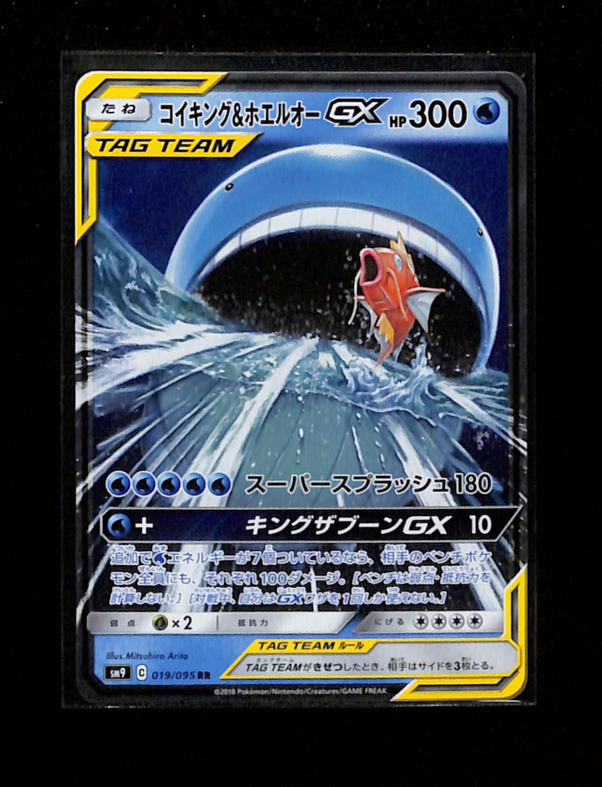 s-195 Magikarp & Wailord GX 019/095 Pokemon Japanese Tag Bolt