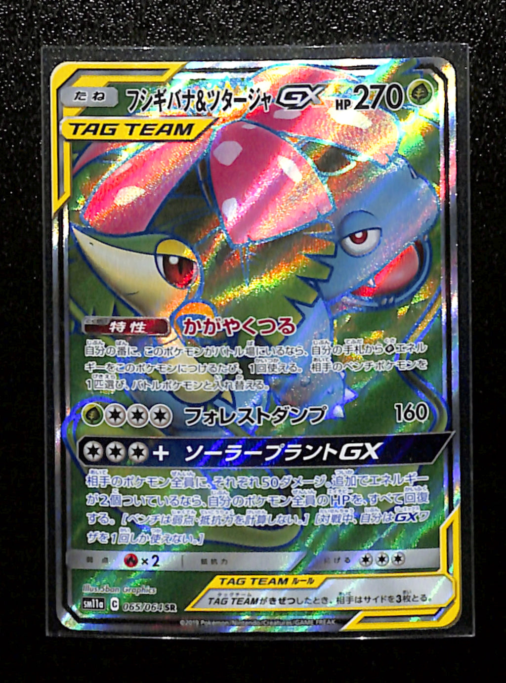 s-73 Venusaur & Snivy GX 065/064 SR Japanese