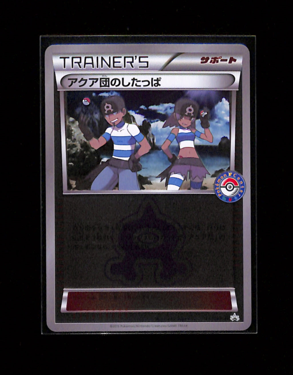 v-404 Team Aqua Grunt 119/XY-P - Pokémon Center Promo
