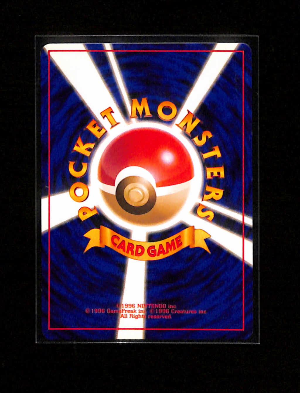 v-422 Misty's Tears Japanese Banned-Art Leader's Stadium Pokemon 1998